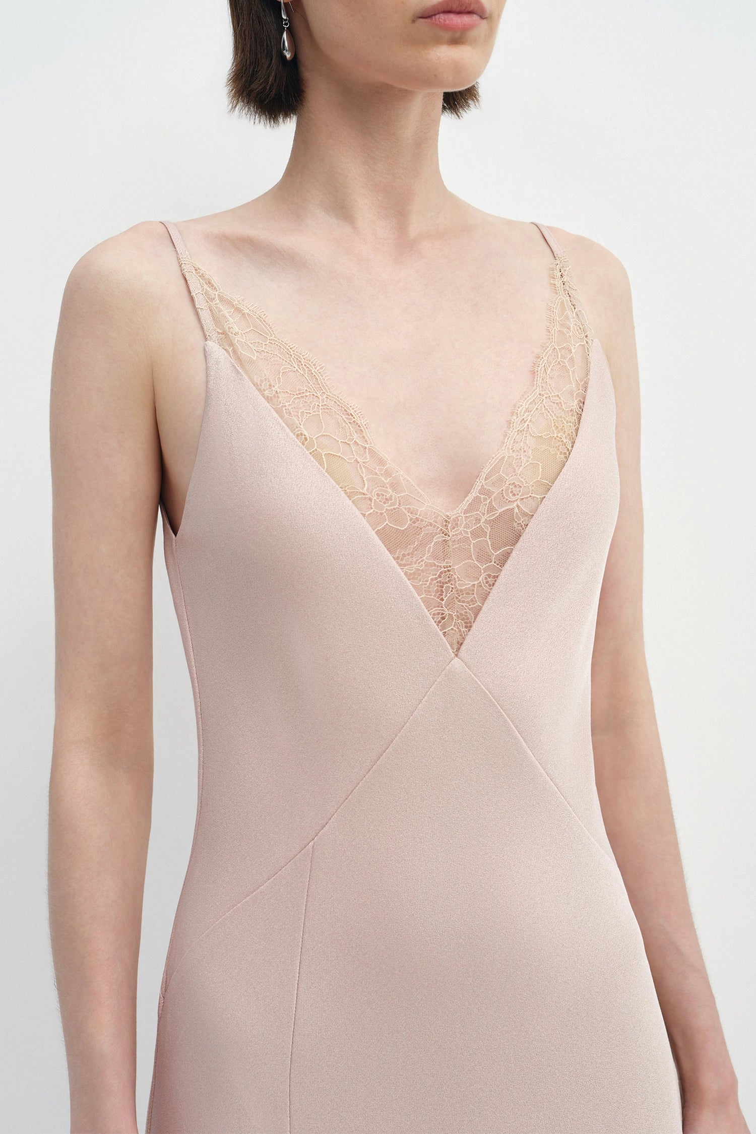 Maëva High Slit Maxi Dress Blush