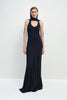 Océane Scarf Halter Dress Navy