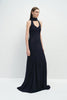 Océane Scarf Halter Dress Navy