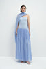 Alix Dress With Stole Periwinkle Blue