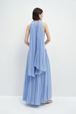 Alix Dress With Stole Periwinkle Blue