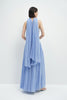 Alix Dress With Stole Periwinkle Blue