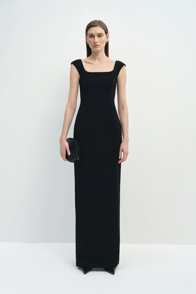 Naëlle Column Dress Black