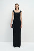 Naëlle Column Dress Black