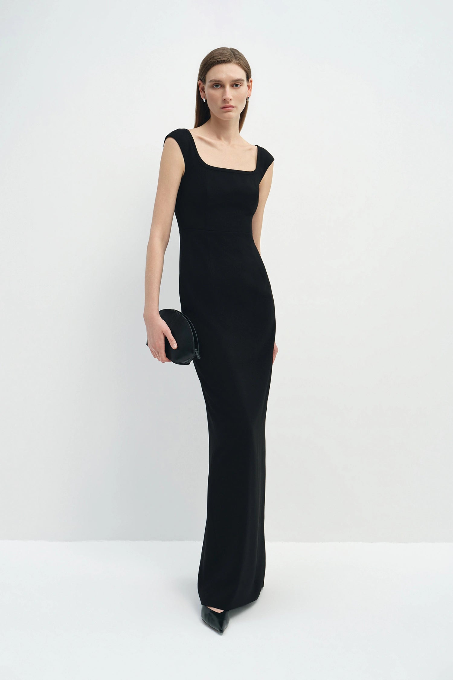 Naëlle Column Dress Black