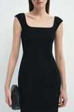 Naëlle Column Dress Black