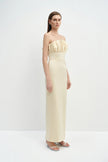 Violette Ruffled Top Dress Butter