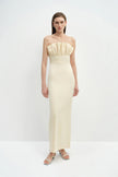 Violette Ruffled Top Dress Butter