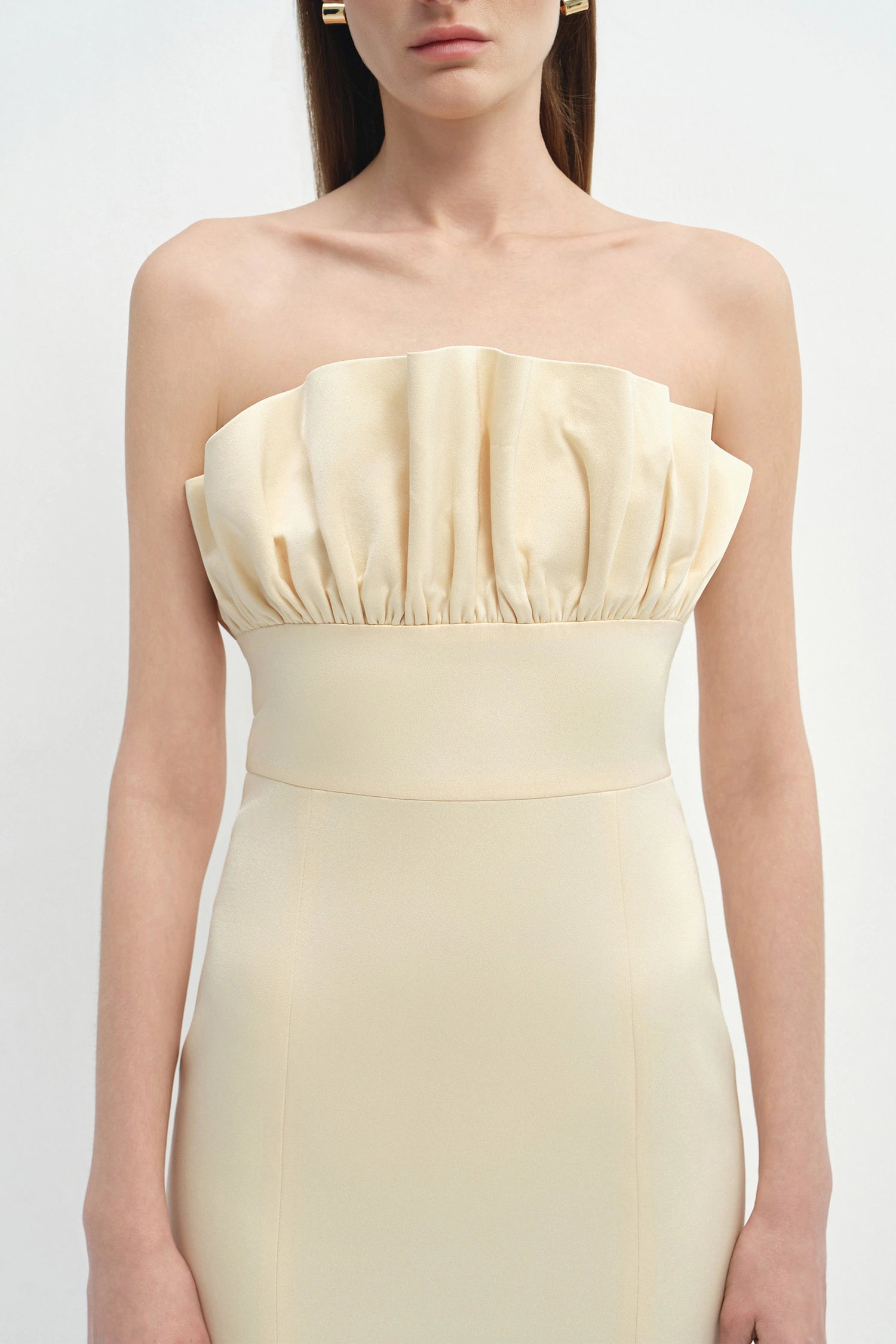Violette Ruffled Top Dress Butter