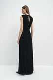 Romy Pleat Front Maxi Dress Black