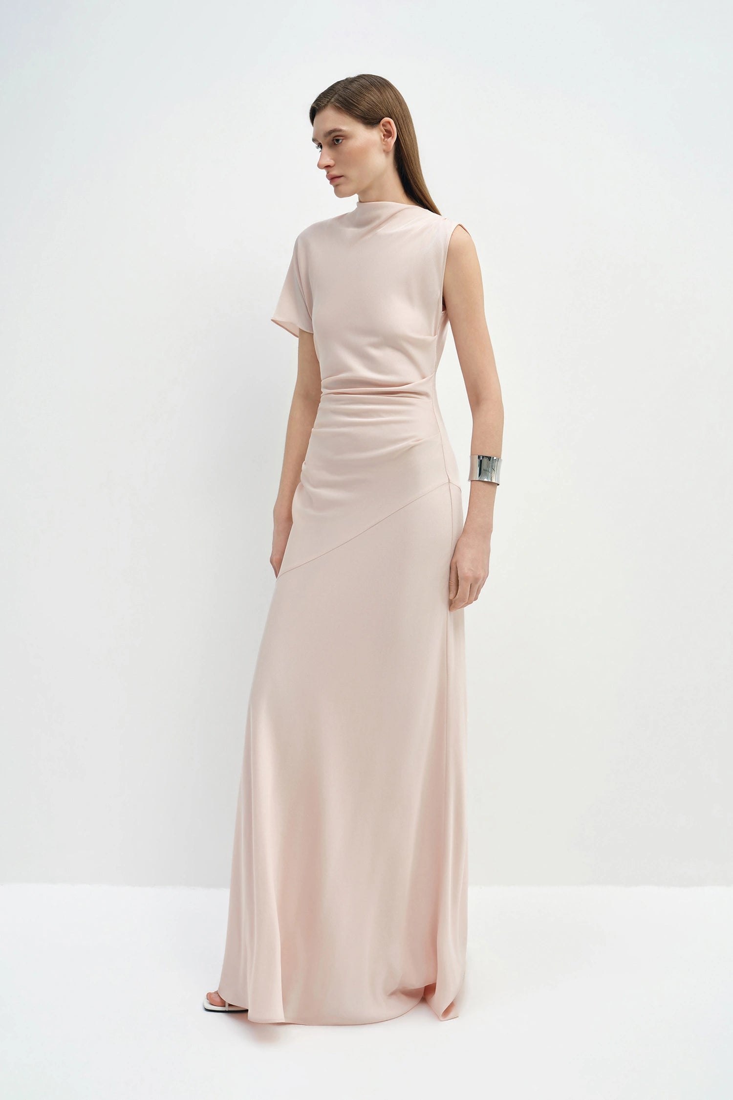Zélie Longline Dress Blush