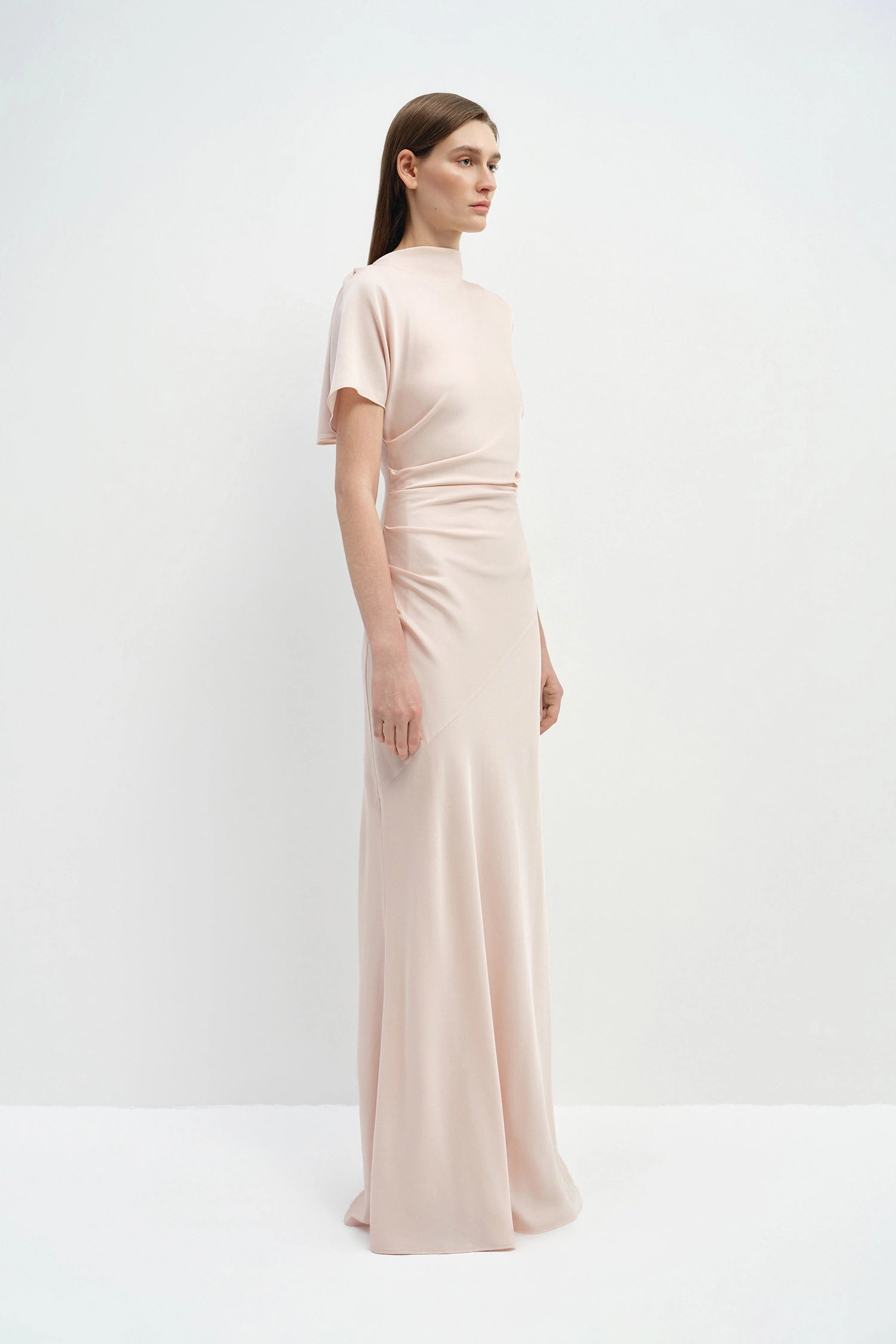 Zélie Longline Dress Blush