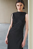 Black Open-Back Wedding Guest Dress