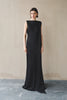 Inès Handmade Open-Back Draped Dress